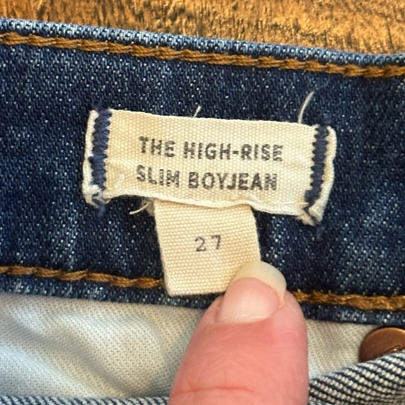 Madewell | The High-Rise Slim Boyjean, Size 27 - Picture 7 of 16